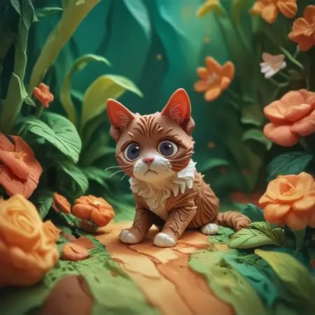 Cartoon style,Craft Style,Digital Painting Media,LoRA,SDXL