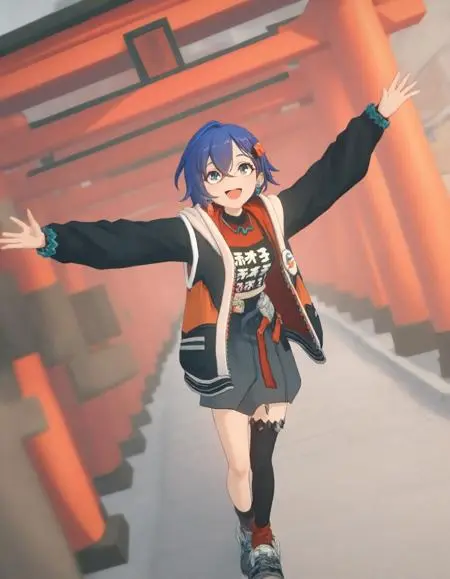 Anime Style,Girl,Physical/Facial feature,LoRA,SDXL