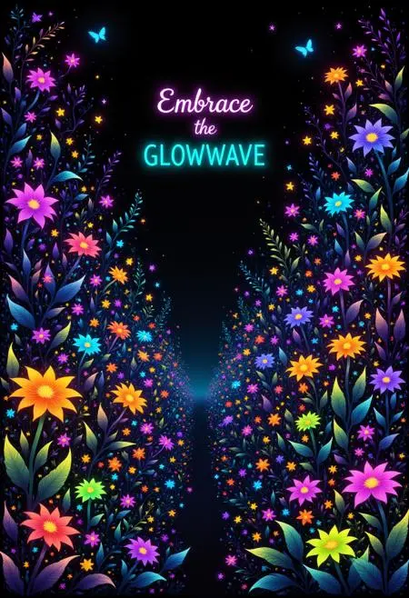 [Pinkie] 🖤💛 Glowwave 💛🖤 - [Flux]-LoRA-Pinkielicious-Shakker