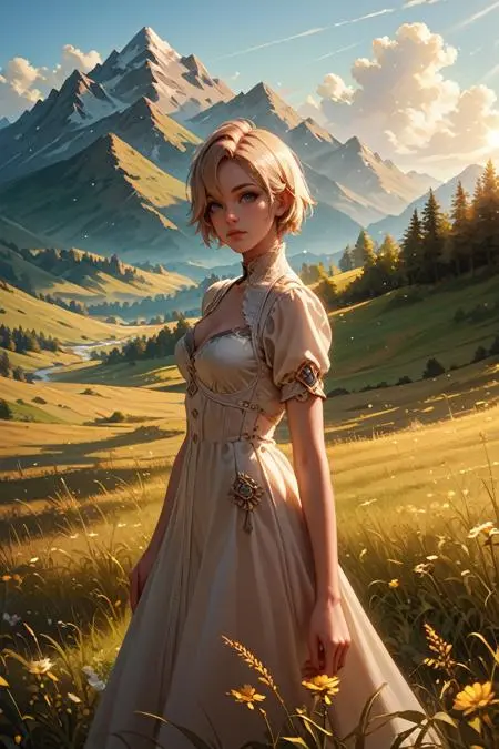 CGI style,Anime Character,Girl,LoRA,Pony