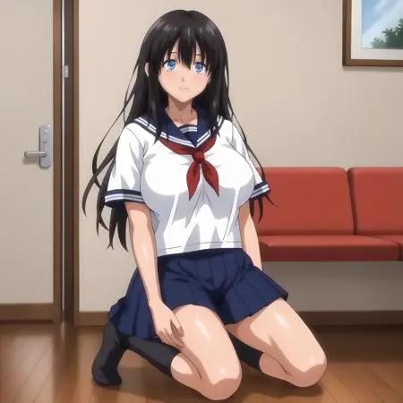 Anime Style,Girl,Object Enhance,LoRA,Pony