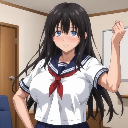 Anime Style,Girl,Object Enhance,LoRA,Pony