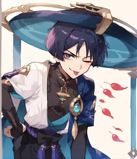 Anime Style,Boy,Physical/Facial feature,LoRA,Pony