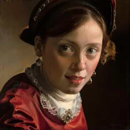 Classic Painting,Traditional Painting Media,Girl,LoRA,SD 1.5