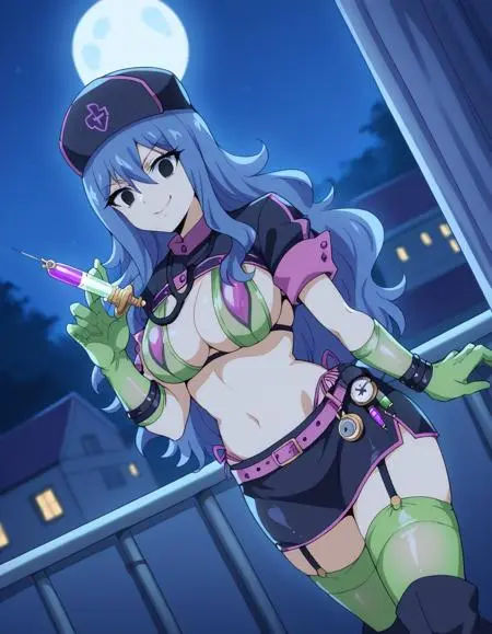 Anime Style,Girl,Physical/Facial feature,LoRA,Pony