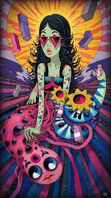 FLUX Weird Painting / Drawing Filter-LoRA-AIDigitalMediaAgency-Shakker