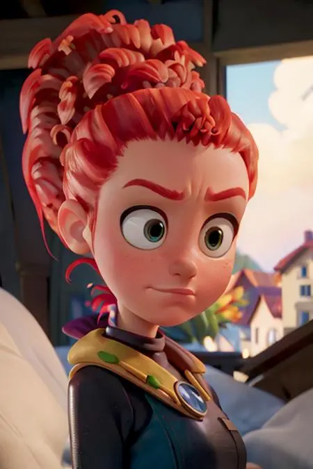 CGI style,Anime Character,Girl,LoRA,SD 1.5