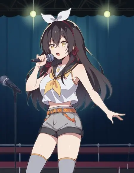 Anime Style,Girl,Physical/Facial feature,LoRA,Pony