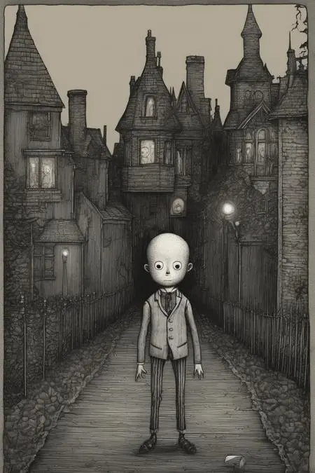 Hand-Drawn,Traditional Painting Media,Boy,LoRA,SDXL