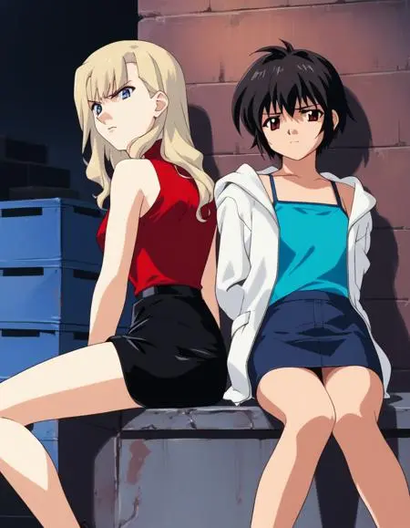 Anime Style,Girl,LoRA,Pony