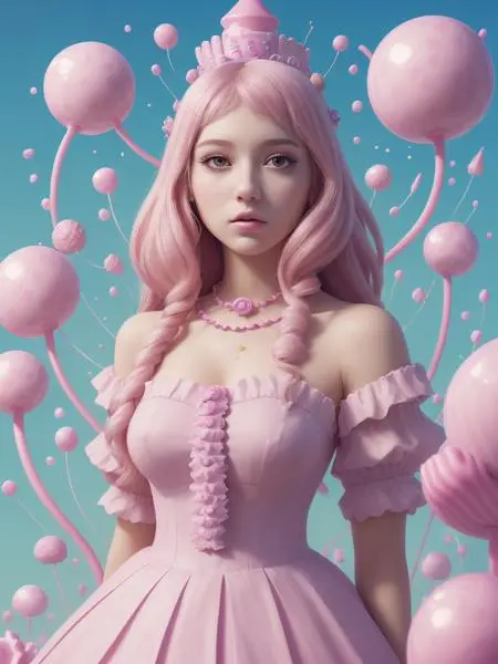 CGI style,Anime Style,Girl,LoRA,SD 1.5