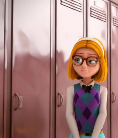 Cartoon style,Anime Character,Girl,LoRA,SD 1.5