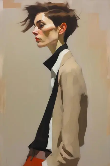 Classic Painting,Traditional Painting Media,Girl,LoRA,SDXL