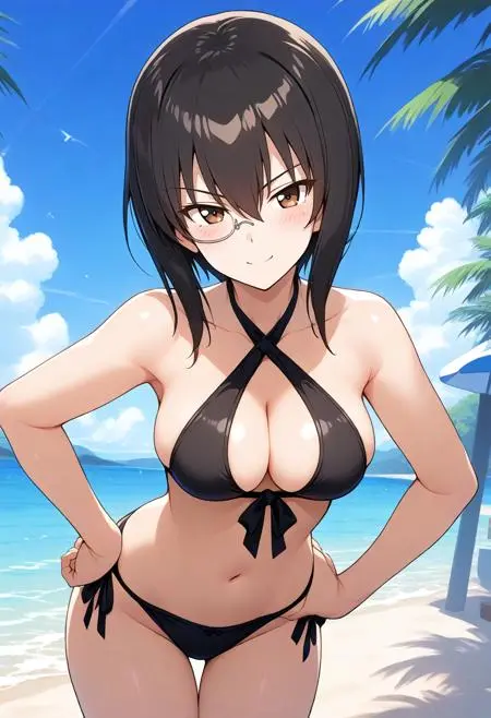 Anime Style,Girl,Physical/Facial feature,LoRA,Pony