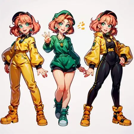 Anime,Girl,Game Character Design,LoRA,SD 1.5