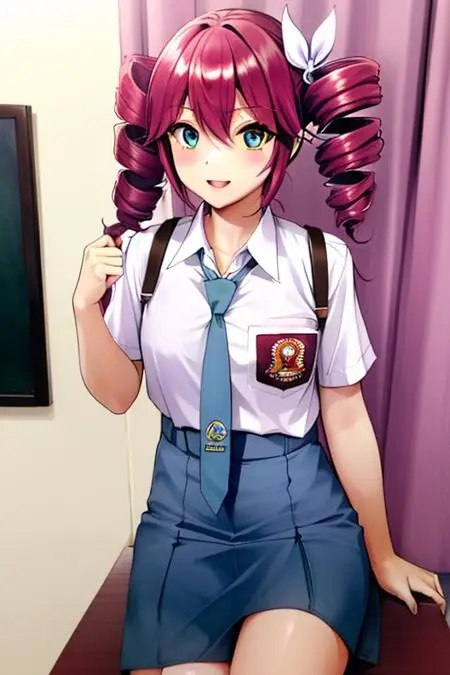 Anime,CGI style,Girl,LoRA,SD 1.5