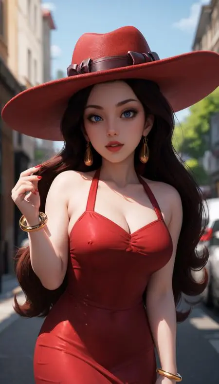 CGI style,Anime Character,Girl,LoRA,SD 1.5