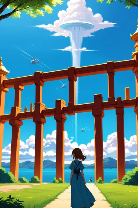 Anime,Landscape,LoRA,SDXL