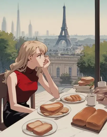 Anime Style,Girl,LoRA,Pony