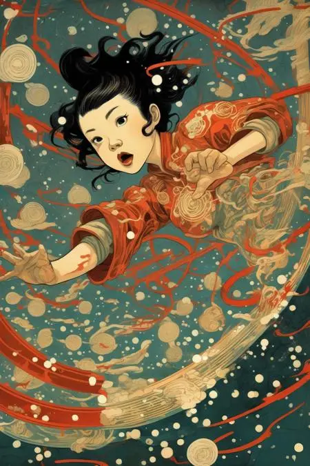 Flat,Chinese Style,Traditional Painting Media,Other,SDXL