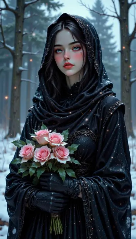 Digital Painting Media,Girl,Style Boost,LoRA,FLUX.1