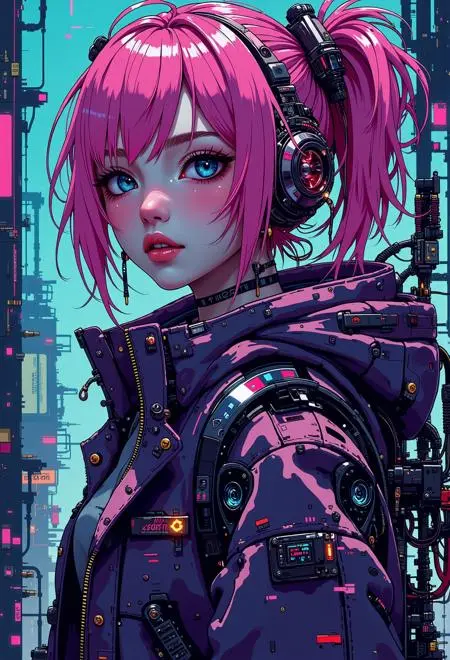 Anime Style,Girl,LoRA,FLUX.1