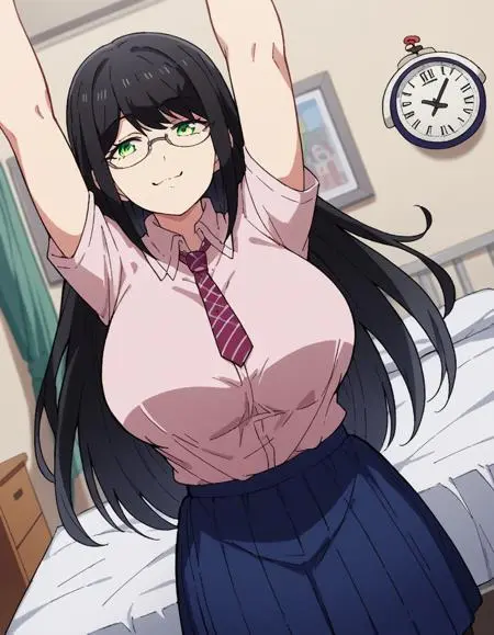 Anime Style,Girl,Physical/Facial feature,LoRA,Pony