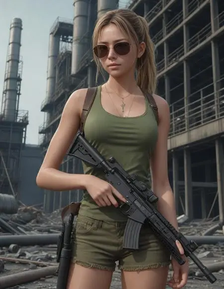 Realistic,CGI style,Street Photography,LoRA,SDXL