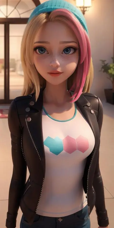 CGI style,Anime Style,Girl,LoRA,SD 1.5