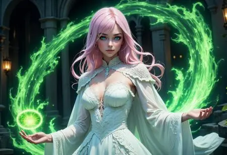 Anime Style,Girl,Element Boost,LoRA,FLUX.1