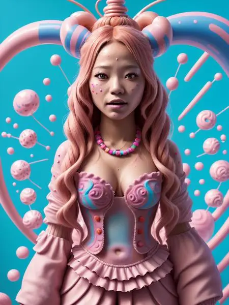 CGI style,Anime Style,Girl,LoRA,SD 1.5