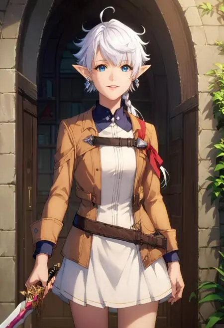 CGI style,Anime Character,Girl,LoRA,SDXL