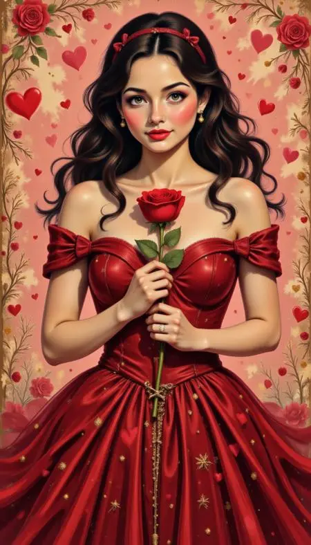 Traditional Painting Media,Girl,Physical/Facial feature,LoRA,FLUX.1