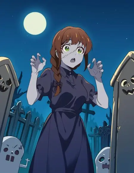 Anime Character,Girl,Physical/Facial feature,LoRA,Pony