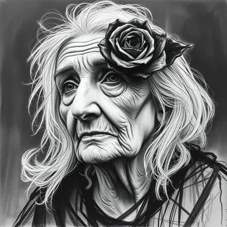 Hand-Drawn,Traditional Painting Media,Style Boost,LoRA,FLUX.1