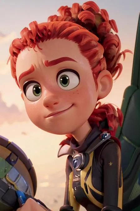 CGI style,Anime Character,Girl,LoRA,SD 1.5