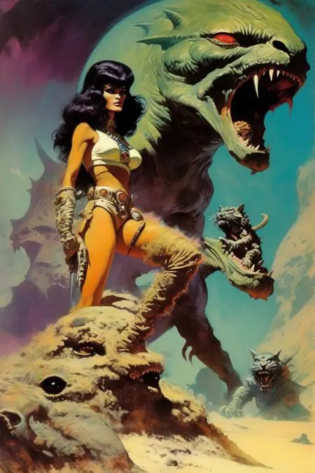 Hand-Drawn,Traditional Painting Media,Girl,LoRA,SDXL