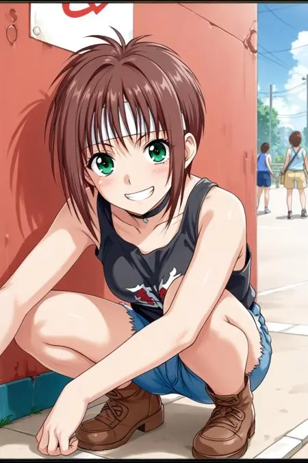 Anime Style,Girl,LoRA,Pony