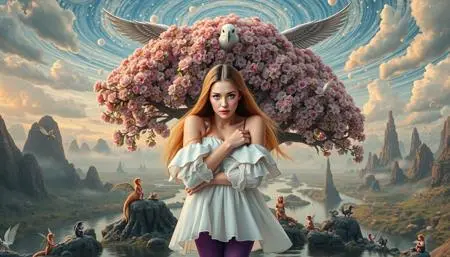 Portrait Photography,Girl,Physical/Facial feature,Checkpoint,FLUX.1