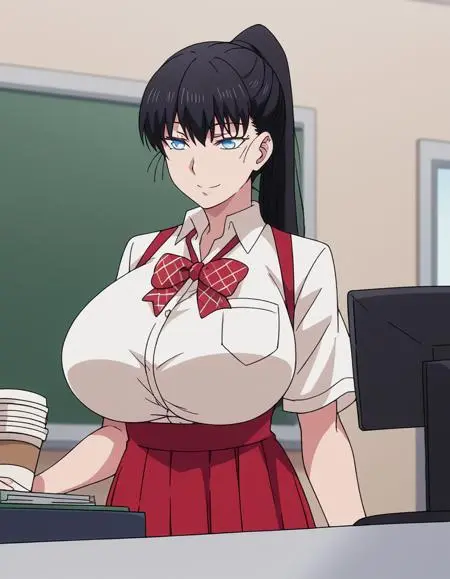 Anime Style,Girl,Physical/Facial feature,LoRA,Pony