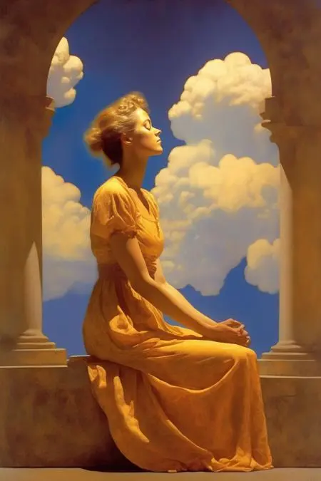 Classic Painting,Traditional Painting Media,Girl,LoRA,SDXL