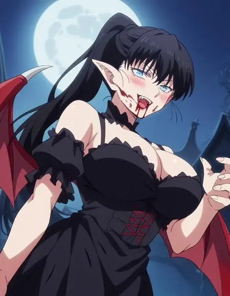 Anime Style,Girl,Physical/Facial feature,LoRA,Pony