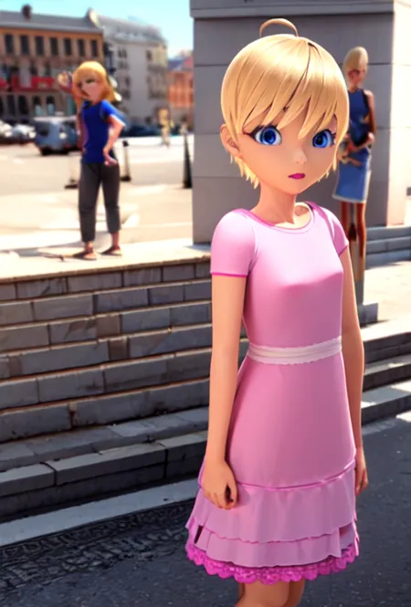 Cartoon style,Anime Character,Girl,LoRA,SD 1.5