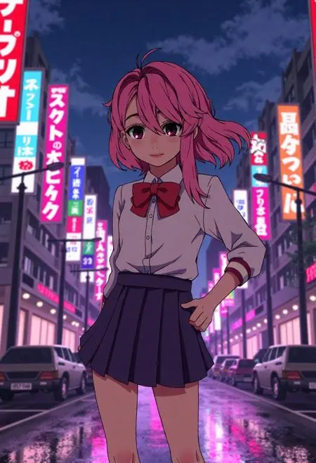 Anime Style,Girl,Physical/Facial feature,LoRA,FLUX.1