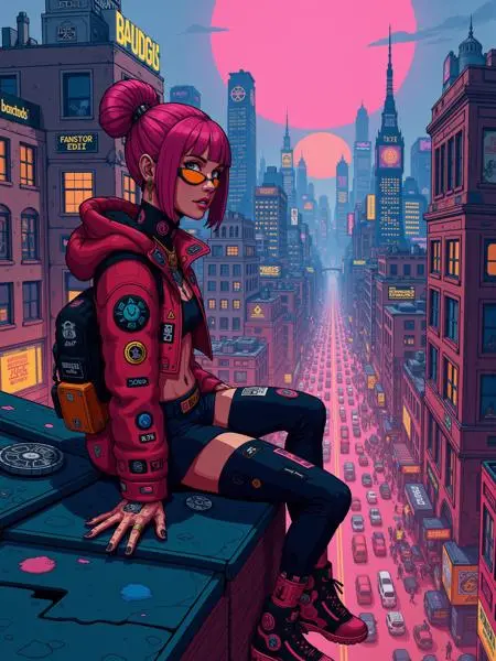 Anime,Girl,Style Boost,LoRA,FLUX.1