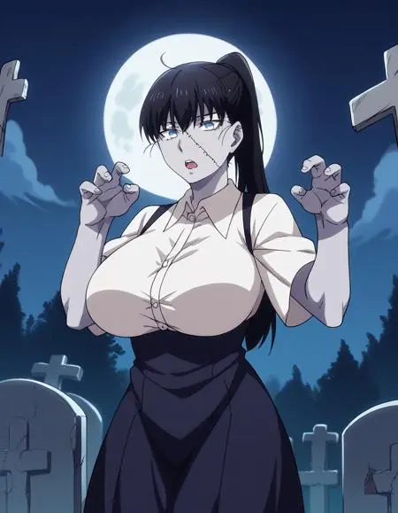 Anime Style,Girl,Physical/Facial feature,LoRA,Pony