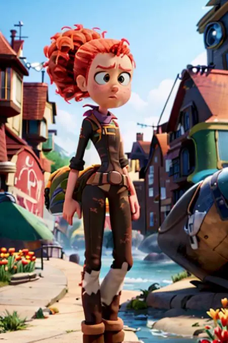 CGI style,Anime Character,Girl,LoRA,SD 1.5