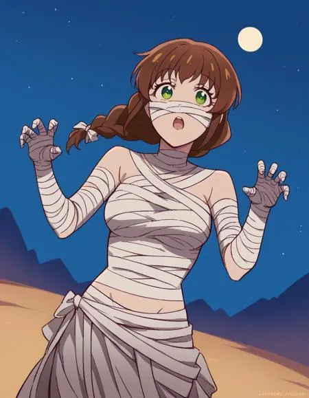 Anime Character,Girl,Physical/Facial feature,LoRA,Pony