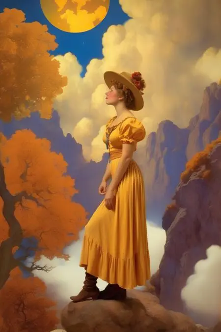 Classic Painting,Traditional Painting Media,Girl,LoRA,SDXL