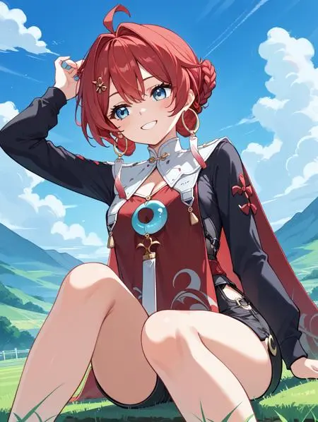 Anime Style,Girl,Physical/Facial feature,LoRA,Pony